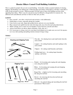 HHC Trail Building Guide