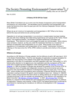 Nov 18, 2010 A History Of Oil Off Our Coast Many British