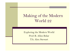 Making of the Modern World 22 - R. Allen Bolar