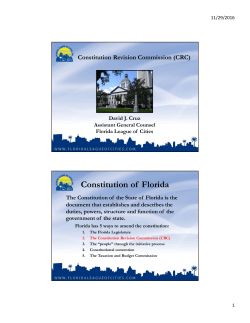 Slides - Florida League of Cities