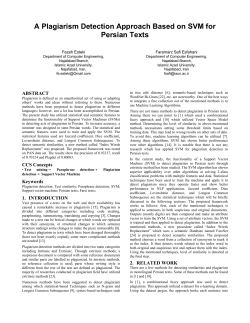 Proceedings Template - WORD