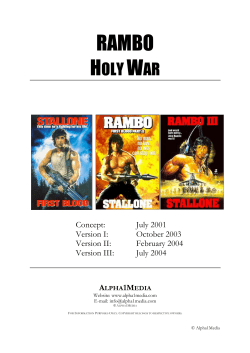 RAMBO HOLY WAR