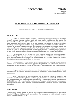 OECD/OCDE TG 474