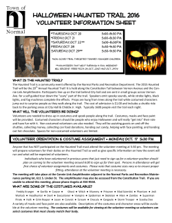 halloween haunted trail 2016