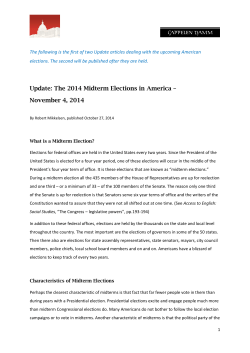 The 2014 Midterm Elections in America