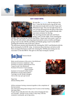 Newsletter No 4 - Blue Devils