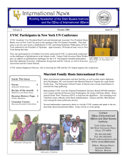 International News - Utah Valley University