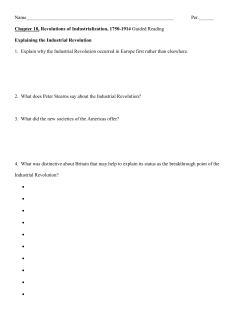 Ch 18 Guided Reading