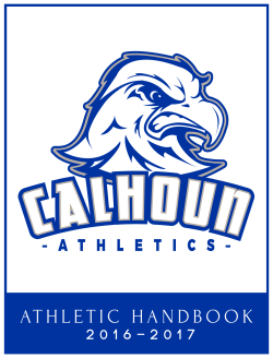 thletic Handbook 05-06 - Calhoun Community College