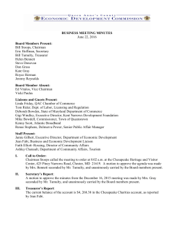 Minutes - Queen Anne`s County