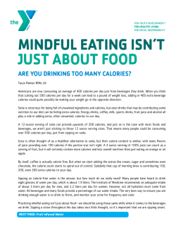 mindful eating isn`t just about food are you drinking too many calories?