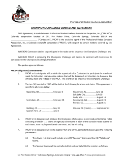 champions challenge contestant agreement