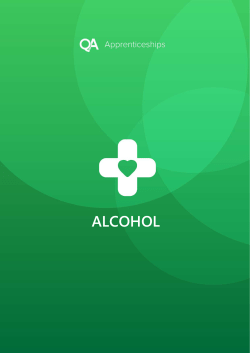 alcohol - QA Apprenticeships