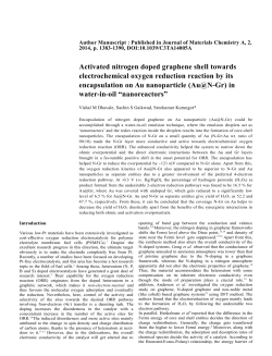 Activated nitrogen doped graphene shell towards electrochemical