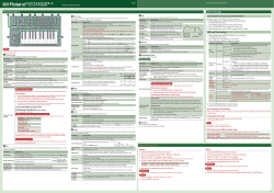 Roland SYSTEM-1 Version 1.20 Operation Guide