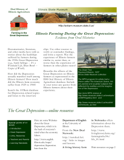 Farming During the Great Depression - Audio-Video Barn