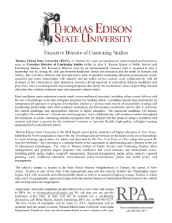 Executive Director of Continuing Studies