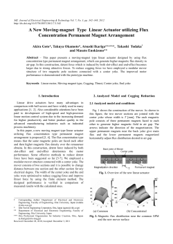 A New Moving-magnet Type Linear Actuator