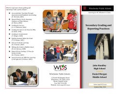 Secondary Grading and Reporting Practices