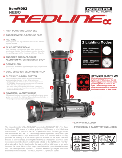 Flashlight Redline OC Specs