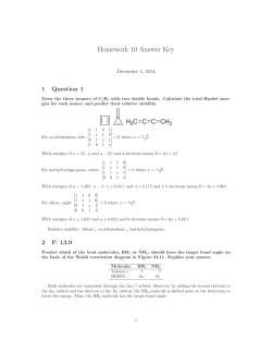 Homework 10 Answer Key