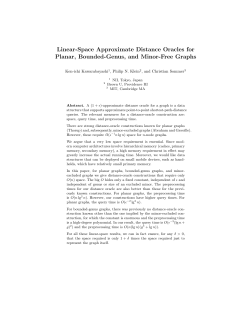 Linear-Space Approximate Distance Oracles for Planar, Bounded