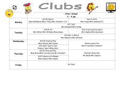 club list sum 17 DL - Buxton Primary School