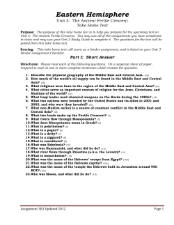 Unit 3 Take Home Test