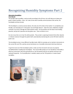 Recognizing Humidity Symptoms Part 2 - Ram