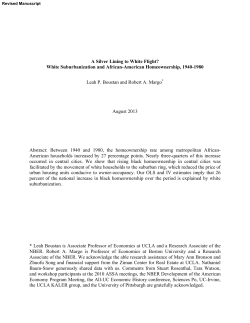 A Silver Lining to White Flight?