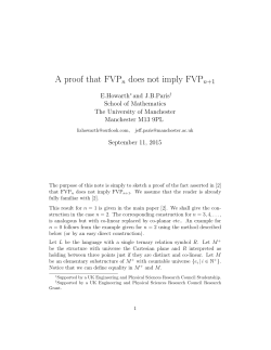 A proof that FVPn does not imply FVPn+1