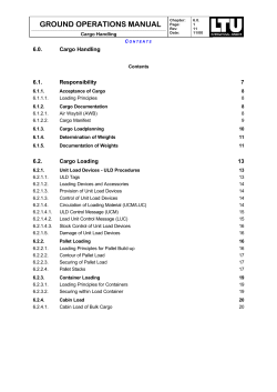 GROUND OPERATIONS MANUAL
