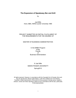 The Expansion of Speakeasy Bar and Grill