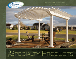Specialty productS