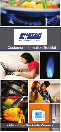 Customer Information Booklet