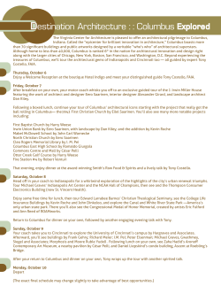 Destination Architecture : : Columbus Explored