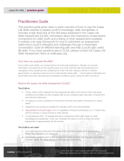 Casey Life Skills Practice Guide