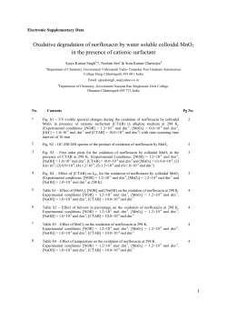 Oxidative degradation of norfloxacin by water soluble