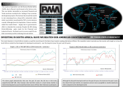 INVESTING IN SOUTH AFRICA: HAVE WE BEATEN OUR