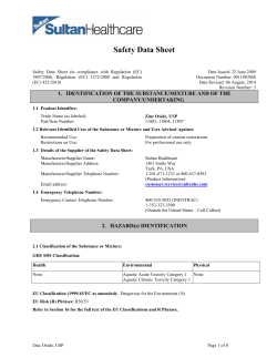 Safety Data Sheet - Arnold Dental Supply