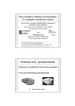 Non-oxidative methane aromatization in a catalytic membrane reactor
