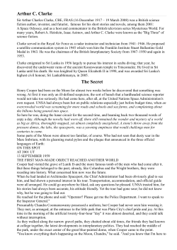 Arthur C. Clarke The Secret