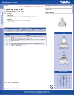 Spec Sheet - Howard Lighting