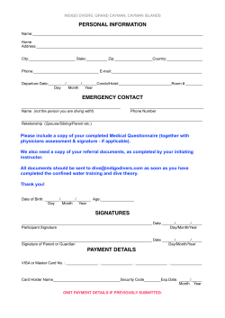 PERSONAL INFORMATION EMERGENCY