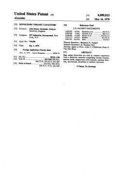 Monolithic ceramic capacitors
