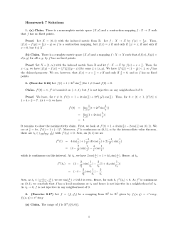 Homework 7 Solutions