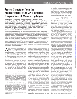 Proton Structure from the Measurement of 2S-2P