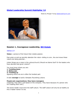 Global Leadership Summit Highlights