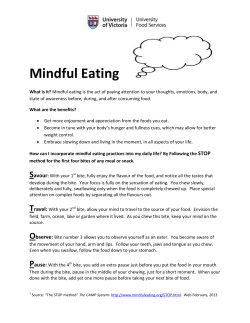 Mindful Eating