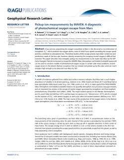 Pickup ion measurements by MAVEN: A